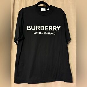 Authentic Burberry BLE Logo Print T-Shirt Black